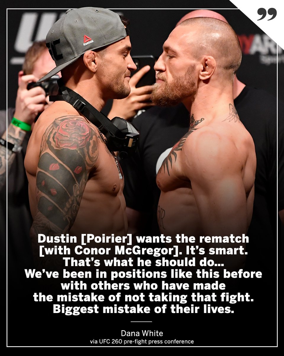 espnmma's tweet photo. Dana White says Dustin Poirier is playing it smart where others have not 🧠 https://t.co/QlnD9ejudT