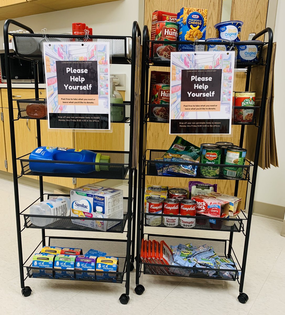 Supporting our neighbors and learning about paying it forward.  🧡💛💚