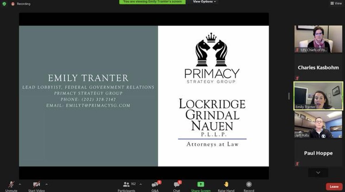 PrimacySG's tweet photo. PSG gave virtual updates to the @MNChiefs &amp; @MNPipeTrades respectively discussing the American Rescue Plan, the return of earmarks, and the upcoming infrastructure package. If you have questions on any of these items, PSG is here to help. Connect at: https://t.co/ioCwmOjOPx https://t.co/xLbaIDHrE5