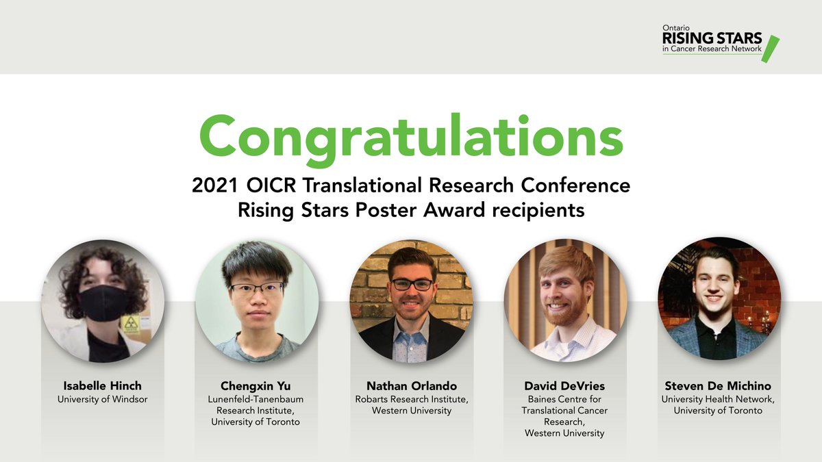 Ontario Rising Stars in Cancer Research Network tweet media