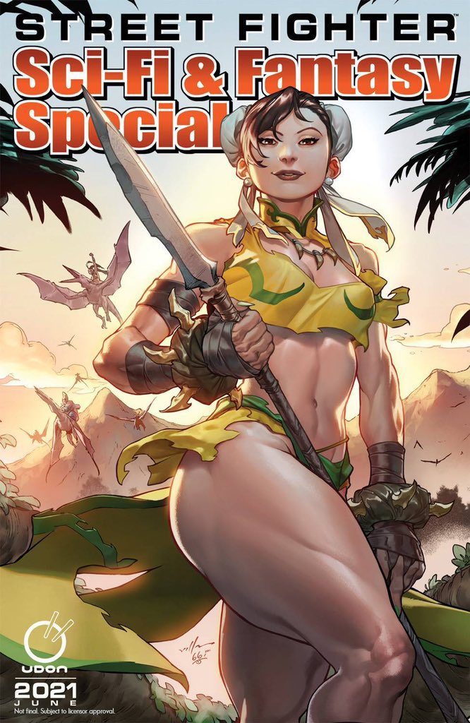 Cfvillaart's tweet photo. Here’s a Chun-li I made for the cover of the new @UDON Street Fighter sci-fi &amp; fantasy special. Revealed today. Coming in June 2021. Colors by my talented friend @clonerhfield.
#streetfighter #chunli https://t.co/MXPJdl0uby
