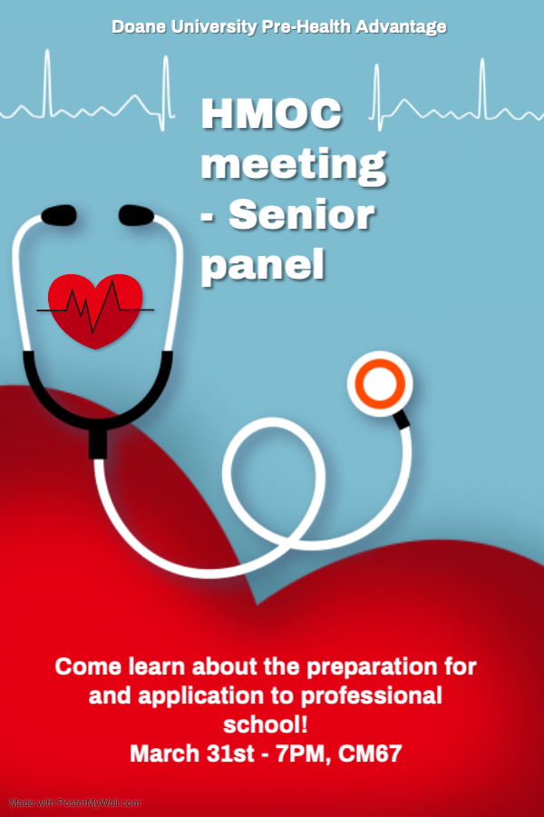 HMOC meeting March 31 - see details.  @DoaneHhp <a href="/DoaneDAT/">Doane Sports Med</a>