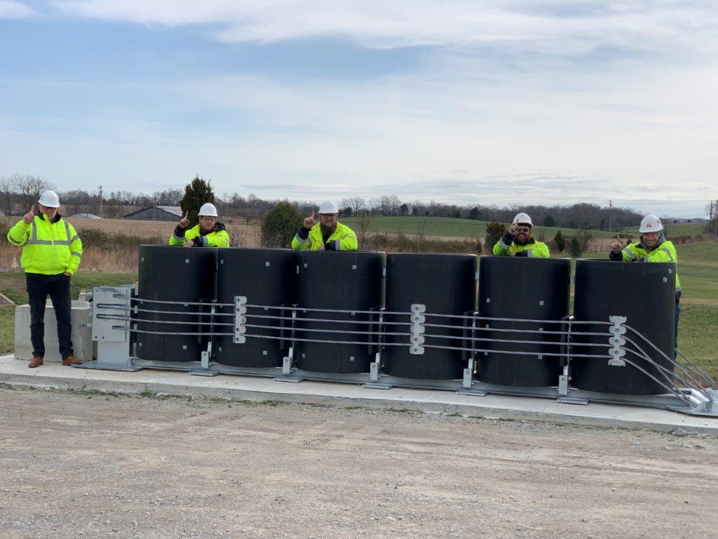 We can't hide our REACTions as the first shipment of the new REACT™ M MASH crash cushion leaves the Pell City, Alabama plant! Our distributor, Site-Safe, is now the proud recipient of the first order of REACT™ M MASH crash cushions. Learn more at: trinityhighway.com/product/react-…