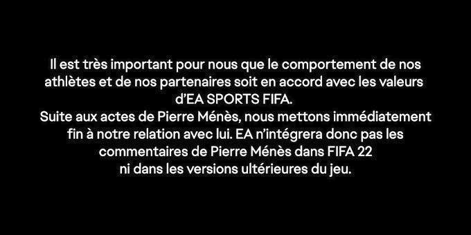 ActuFoot_'s tweet photo. 🔴 OFFICIEL ! Pierre Ménès ne sera plus aux commentaires de FIFA à partir de la saison prochaine, annonce EA Sports ! https://t.co/zuLICcMeRp