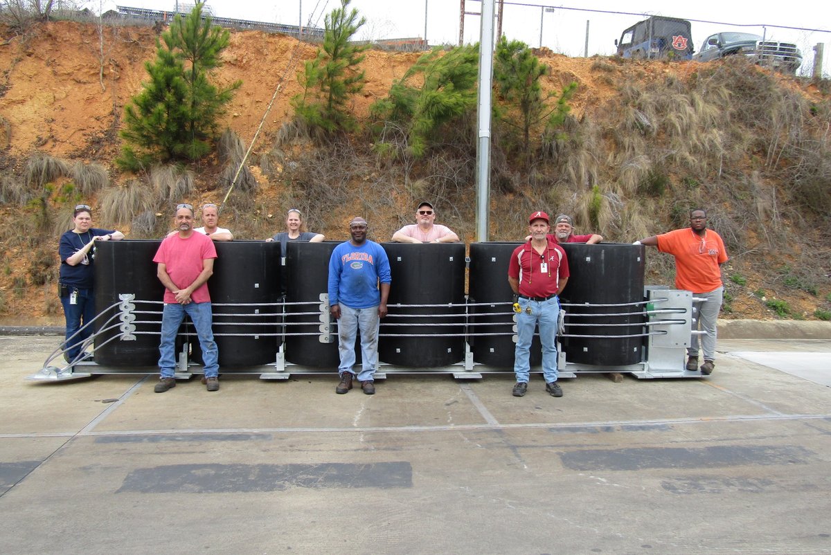 Valtir_LLC's tweet photo. We can't hide our REACTions as the first shipment of the new REACT™ M MASH crash cushion leaves the Pell City, Alabama plant! Our distributor, Site-Safe, is now the proud recipient of the first order of REACT™ M MASH crash cushions. Learn more at: https://t.co/gE5Fh1BfSo https://t.co/DArC3byPLE
