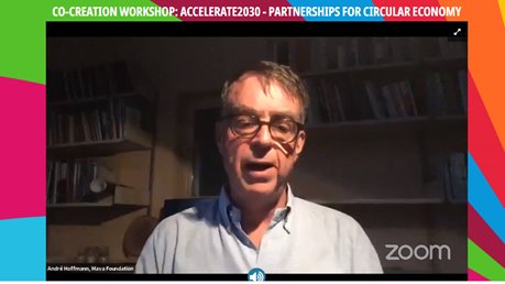 CO-CREATION WORKSHOP: ACCELERATE2030 – PARTNERSHIPS FOR CIRCULARECONOMY

#Circulareconomy, #NatureBasedSolutions 
#Impactmanagement are the key points in scaling the solutions for the #SDGs 

@SDGaction @ASHoffmann58
 #TurnItAround