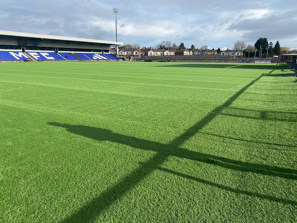 TeamTigerTurf's tweet photo. Work progressing well @thesilkmen with their new Premier Pro pitch installed by @_DynamicDesign . Who will be the first to kick a ball @RobbieSavage8 @TigerTurfUK @TeamTigerTurf #premierpro #3g https://t.co/wD6aRzfVfX