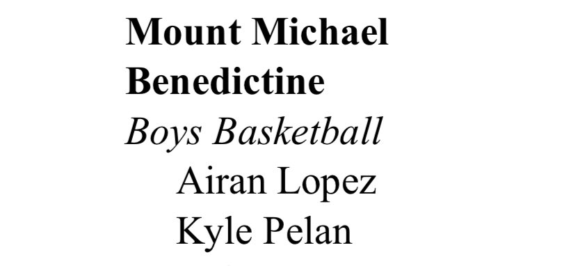 Mount Michael Basketball tweet media