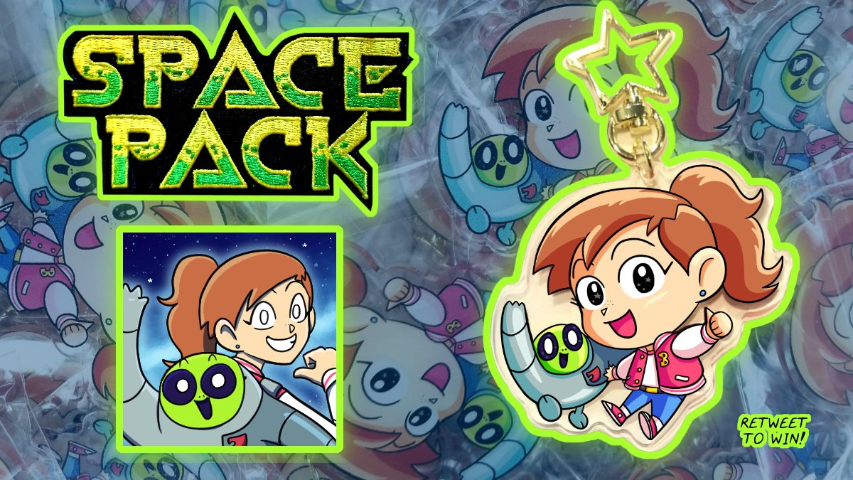 MontyPMoneybags's tweet photo. To spread awareness about my #webcomic, Space Pack, I'm holding a #GIVEAWAY: 1 Bally Keychain, 1  Space Pack Patch, &amp; 1 custom icon illustration!

To enter:

🌟RETWEET this post!

That’s it!!!
Ends March 31st! 👽 US Entrants Only

Read Space Pack at: https://t.co/C7ERji9AFs https://t.co/5Di8jNpfha