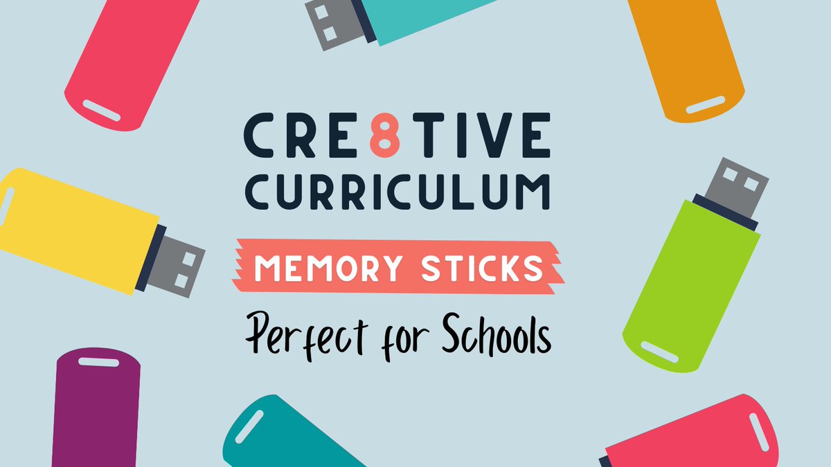 Cre8tiveR's tweet photo. Cre8tive Curriculum #MemorySticks are the perfect option for schools!
We have memory sticks for #PSHE, #Citizenship, #Careers and #Wellbeing, #SexEducation, #LifeBeyondSchool, #StayingSafeOnline, and more!
100s of hours of research, fully customisable:
https://t.co/1cnI8DXvhI https://t.co/fcUTNEpYog
