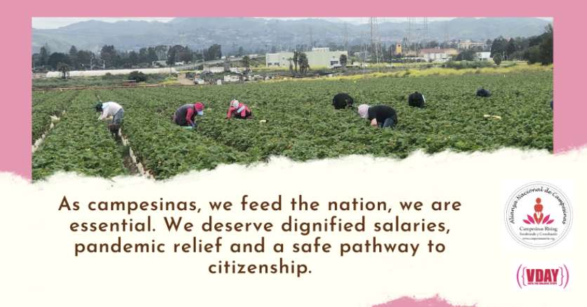 Today is the first day of #FarmworkersAwarenessWeek. Today we also launch the #CampesinasRising campaign. All day we center the struggles and voices of women farmworkers.