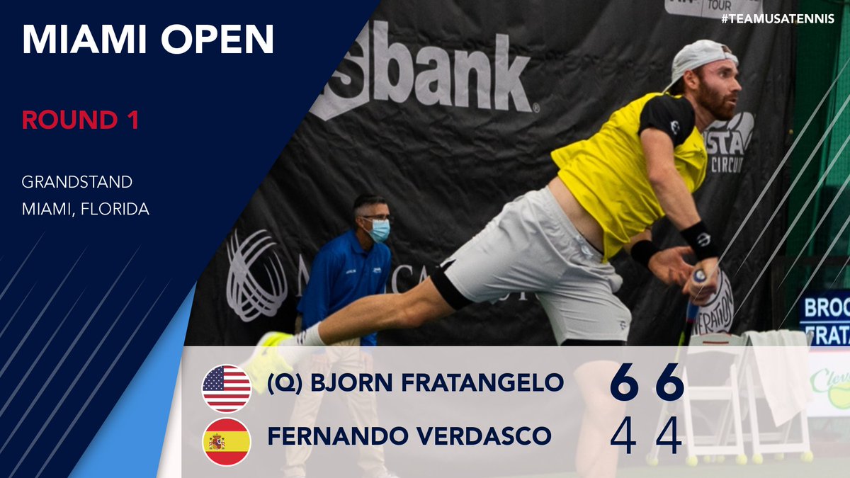 Qualifiers ➡️ Round 2

Bjorn Fratangelo's strong 2021 continues in Miami with an upset of a former Top 10 player! #MiamiOpen