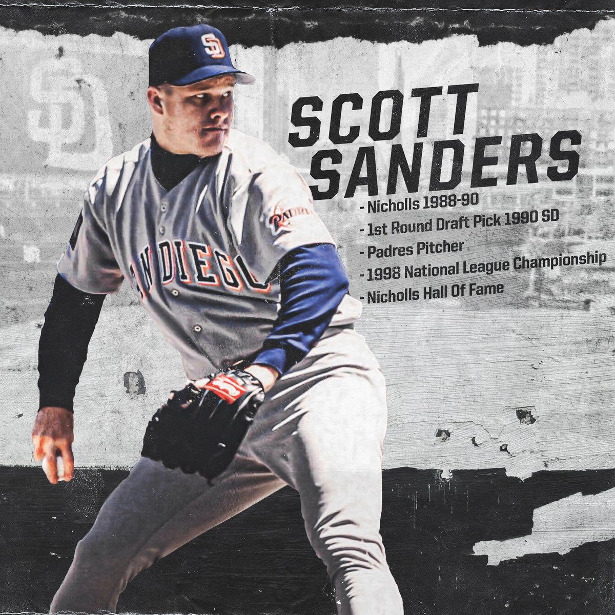 Nicholls_BSB's tweet photo. Happy Birthday to former Colonel 1st Round Draft Pick Scott Sanders ⁦@yosandman27⁩ ⚔️⚾️#colonel4life 

#GeauxColonels l #DirtyRed 🚩 https://t.co/HHKplXMHah