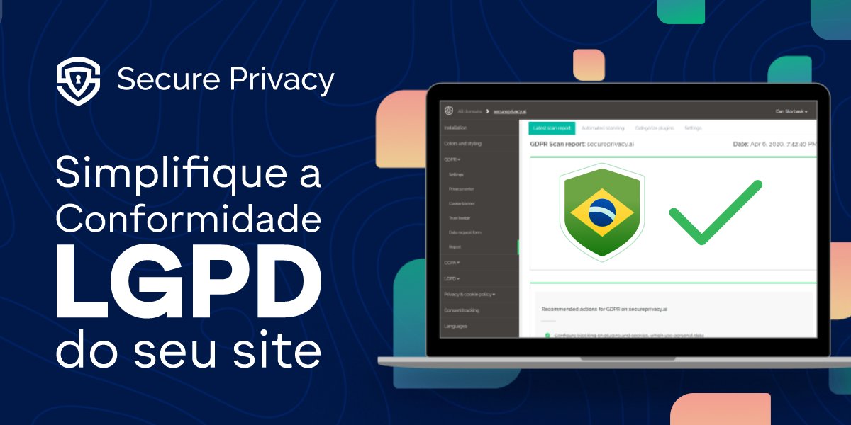 SecurePrivacyBR's tweet photo. #SecurePrivacy é uma solução completa. Ela permite que vc automatize seus esforços de gerenciamento de consentimento de #cookies. 
Torne seu site compatível com #LGPD, #GDPR e #CCPA, evite multas desnecessárias e ganhe a confiança de seus usuários. 

https://t.co/fVg5LZWmBF https://t.co/1g6KIzFDnJ