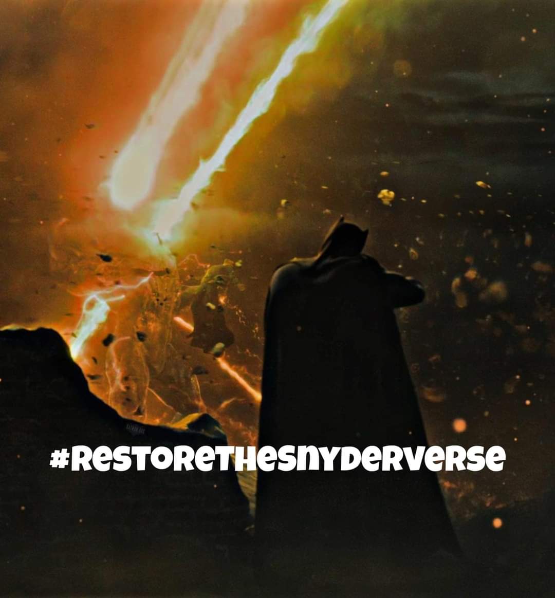 Nad33sh's tweet photo. #RestoreTheSnyderVerse 
@hbomax @warnerbros @WarnerMedia https://t.co/1FkCAGTWa9