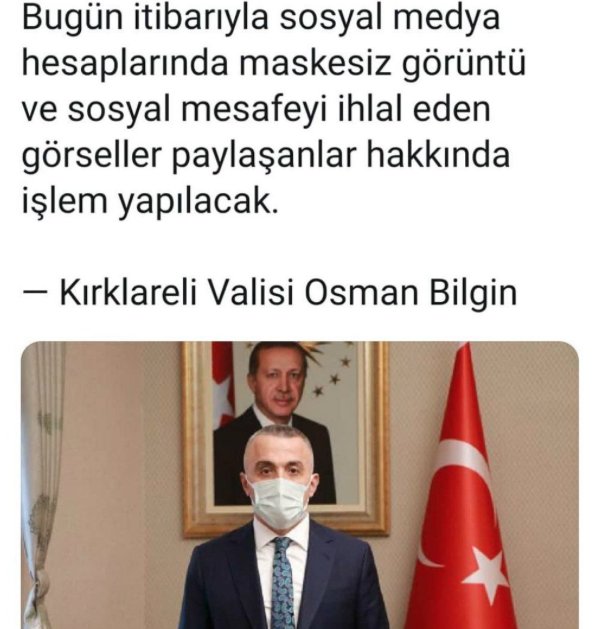 Vatana ihanet içindeki DSÖ işgal valilerini, Türk Milleti'ne ve onun yasal düzenine saldırılarına son vermeye davet ediyoruz. Türk milletine savaş ilan edenlerin sonu tarihte hiç bir zaman iyi olmamıştır.  
ÖYLEYSE DİYORUZ Kİ... #kırklarelivaliliğihaddinibil