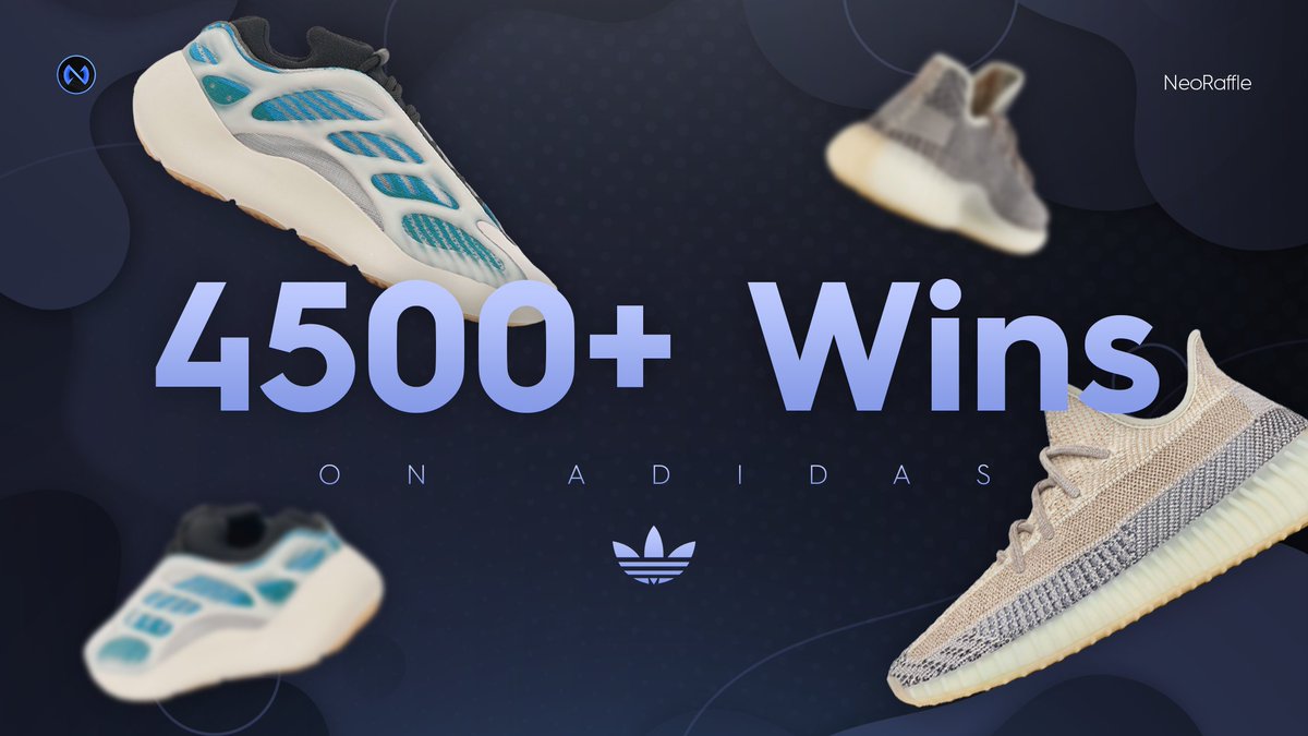 NeoRaffle's tweet image. NeoRaffle x Adidas Groupbuy 

NeoRaffle Users had a feast on Adidas with over 4500 Wins

You want to join us❓
Retweet &amp;amp; Tag 2 Friends and we will pick some of you🚀