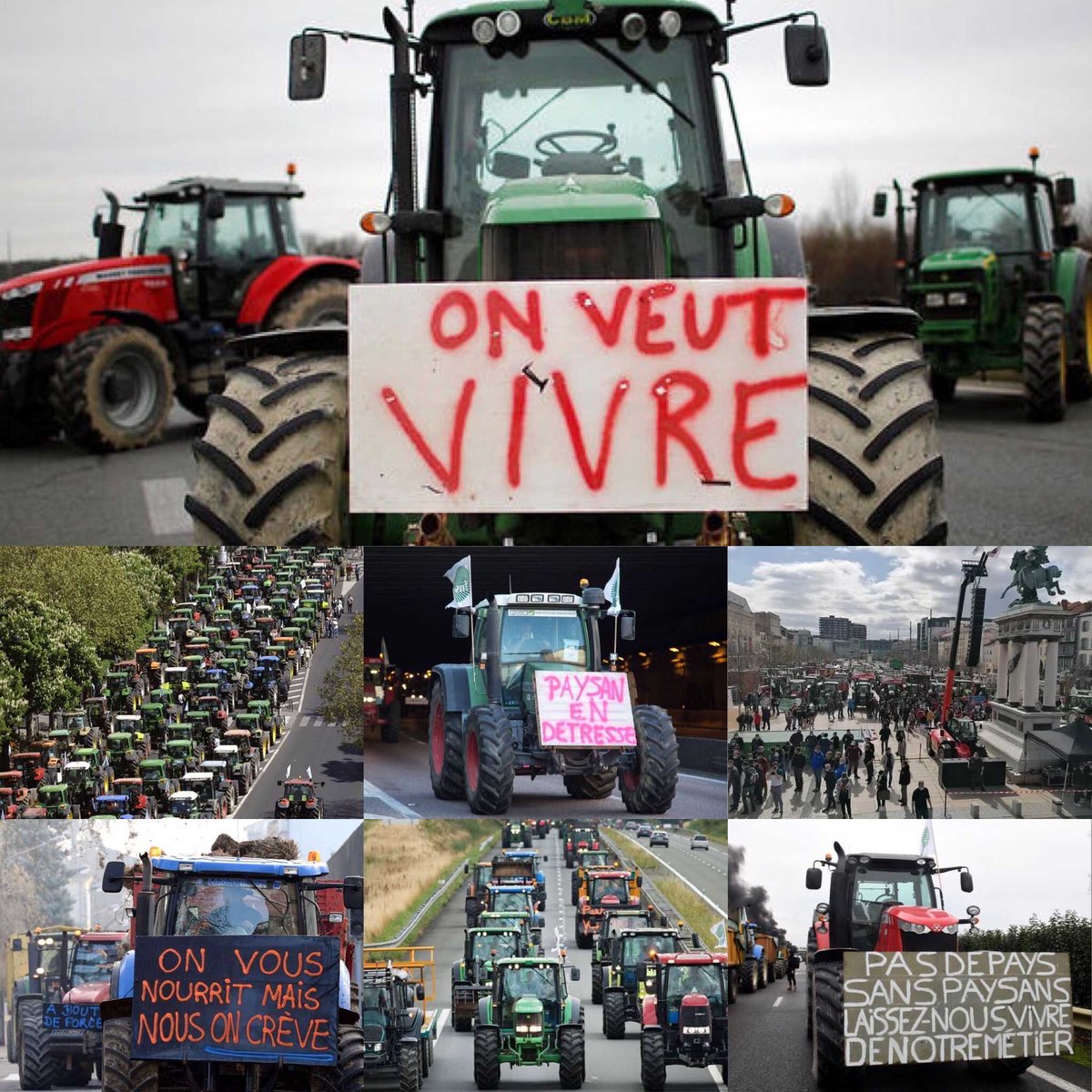 C_qui_le_Patron's tweet photo. #thread
Une pensée pour tous les producteurs qui manifestent encore aujourd’hui. Franchement côté consommateurs on en peut plus de voir ça 😟 Nous ne voulons plus que soit financé avec notre argent un système qui tue des milliers de familles d’agriculteurs à l’autre bout. https://t.co/sjXhrjXSEL