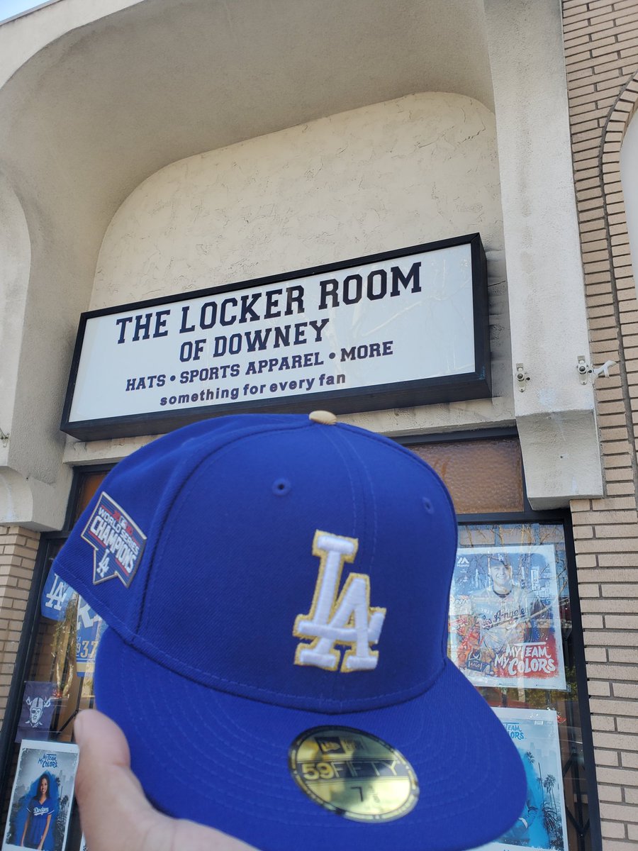 Gold-Trimmed Dodgers Championship hat 