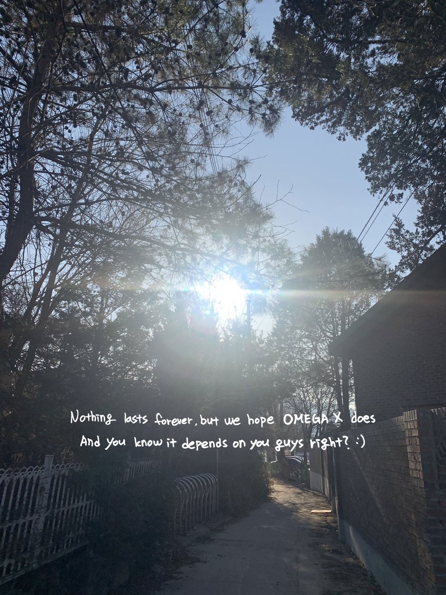 OMEGAXCostaRica's tweet photo. [TWITTER]

"[#OX]

Nada en el mundo durará para siempre.
OMEGA X durará para siempre, ¿verdad?😊
Todos, únanse a nosotros❤

#OMEGA_X #오메가엑스"

@OmegaX_official @OmegaX_members

cr. OMEGAXPeru 
🖤 OMEGA X Costa Rica 🖤 https://t.co/flrGUsdNbN