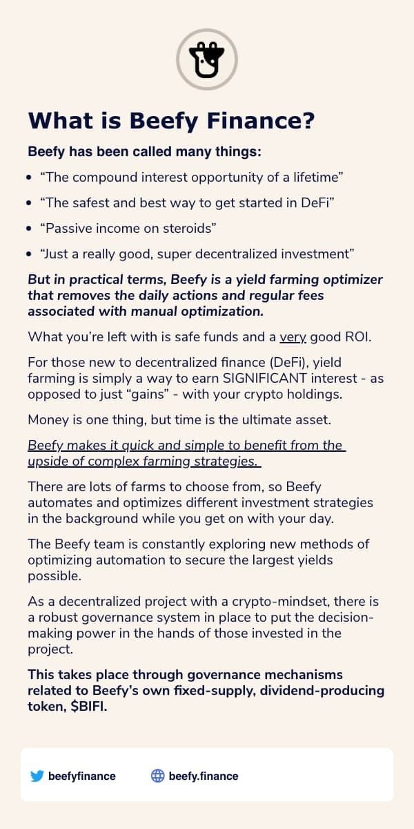 beefyfinance's tweet image. What is Beefy Finance?
