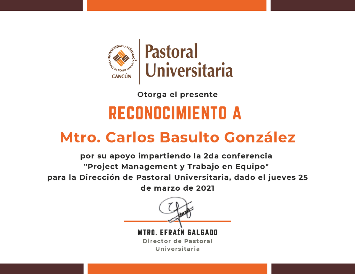cbasulto's tweet photo. Con emoción y entusiasmo seguimos colaborando  con el departamento de Pastoral Universitaria de la @AnahuacCancun en la adopción de prácticas que sumarán a sus iniciativas de gestión y logro de metas. #liderazgodeaccionpositiva #soyAnahuac #PMP #designthinking #agile #OKRs https://t.co/t2ggQI94r3