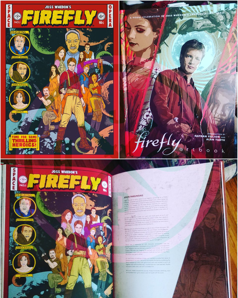 johnparungaoart's tweet photo. Been a long wait but it's official! My piece is being featured in the new @printedinblood #firefly #Artbook via @titanbooks π Feeling #humbled #zoewashburne #simontam #hobanwashburne
#browncoats #firefly #serenity #selfpublish #selfmadeartist #originalart #johnparungaoart https://t.co/kIdEH8jE0S