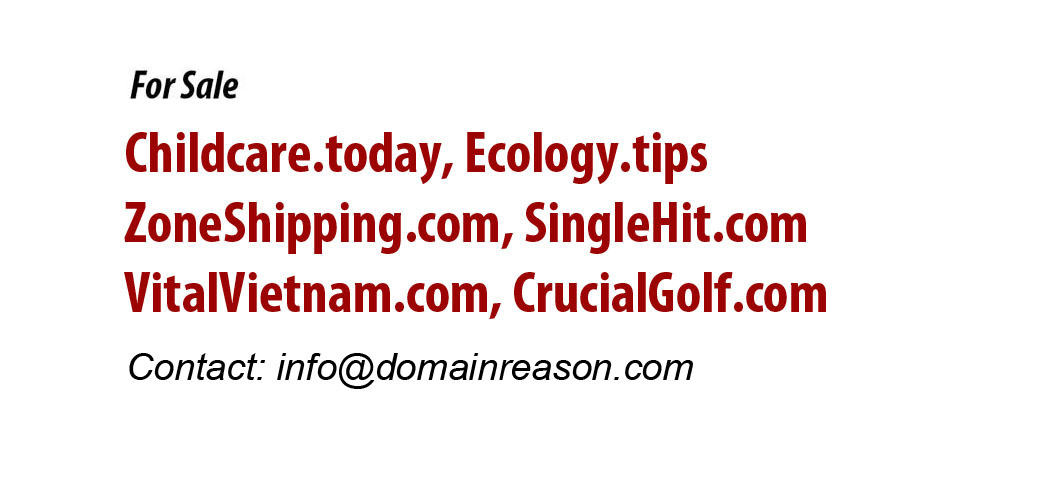 domainswork's tweet photo. #domainsforsale #golfing #ecology #Vietnam #childcare  #shipping https://t.co/fQnoGJkRtS