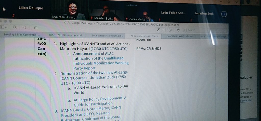 liliandeluque's tweet photo. Join the #ICANN70 #ALAC / At-Large Leadership Wrap-Up session starting @ 17:30 UTC (12:30 Cancรบn), featuring guest speakers Gรถran Marby & Leon Sanchez and an announcement of SMWG prize winners! #ICANN #ALAC70 #AFRALO #APRALO #EURALO #LACRALO #NARALO https://t.co/DVZoDrD48p