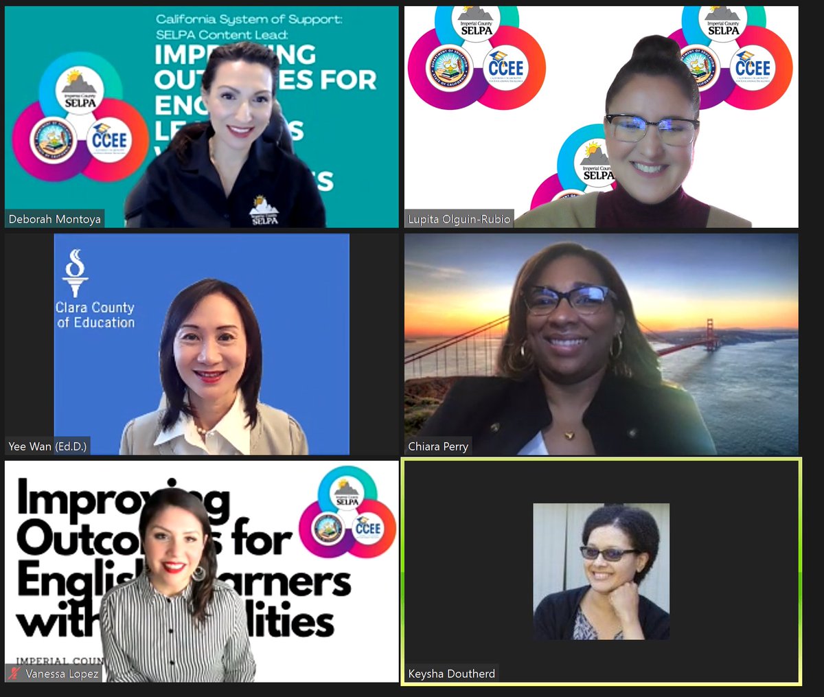 el_swd's tweet photo. Thank you SCCOE team for hosting a 4-session series addressing the needs of English Learners with Disabilities. What an honor to see #collectivecommittment in action. https://t.co/PCc7NfXX8u