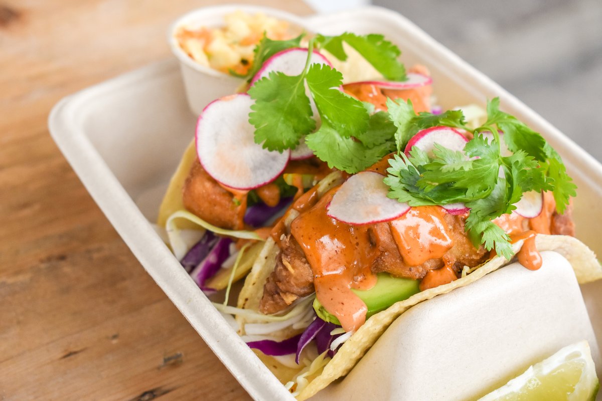 Looking for a sustainable bite tonight? Check this awesome list out!

The 10 Most Eco-Friendly Restaurants in NYC bit.ly/2OJe7XM via <a href="/PureWow/">PureWow</a> / 

Photo: Seamore's Chelsea - Crispy Baja Fish Tacos