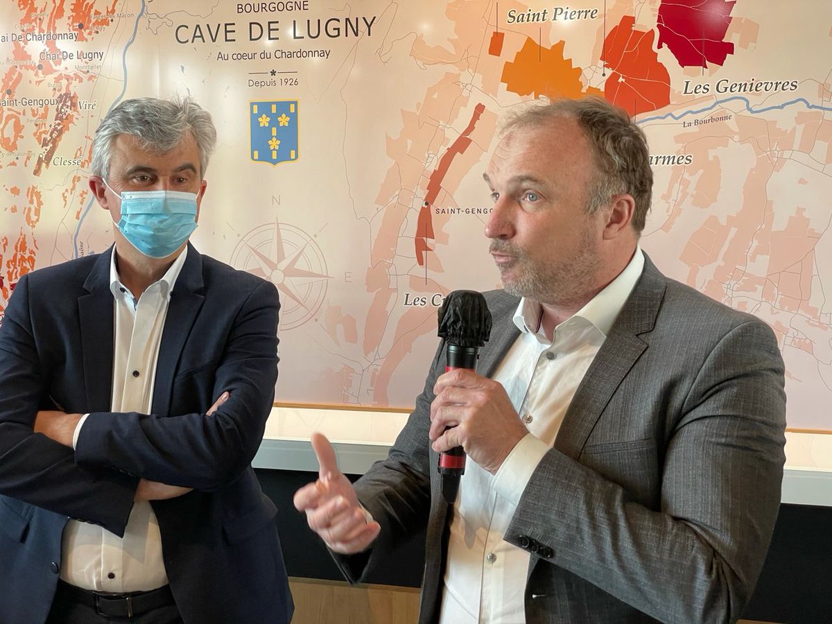 🍇 Ce matin, rencontre à la Cave de Lugny pour assister au déploiement des bornes tactiles dédiées à la Route 71 de Kineti.

👉 Les entreprises de notre territoire s'engagent pour valoriser notre patrimoine touristique, gastronomique et culturel.
