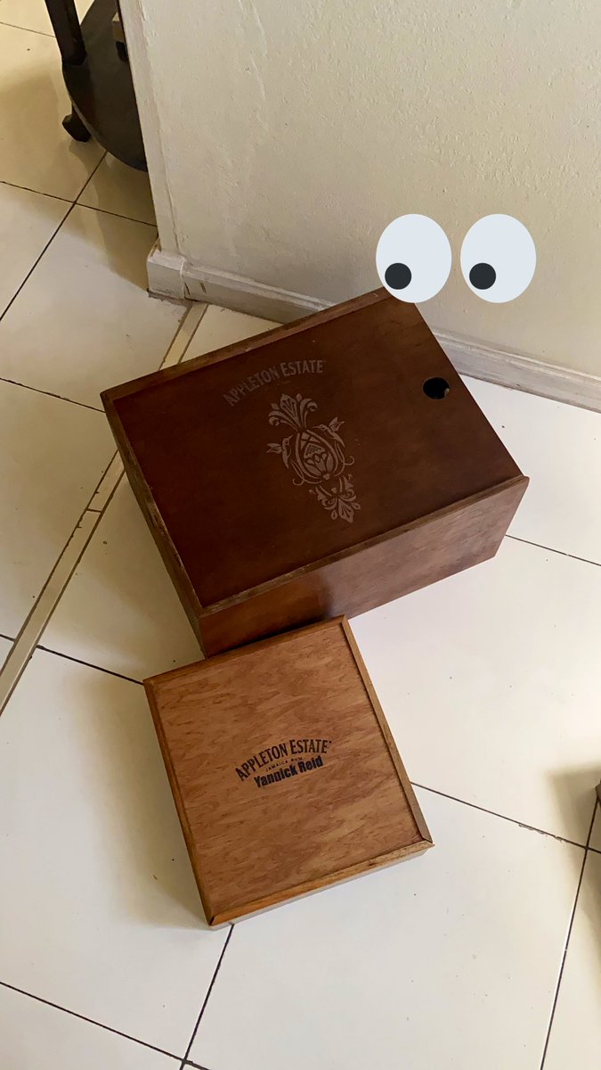 Okay guys I have one last unboxing to show unnu and I done lol really nuh wah OD but <a href="/AppletonEstate/">Appleton Estate</a> send a huge box.. and true is #JARumFestival I Haffi make unnu see it