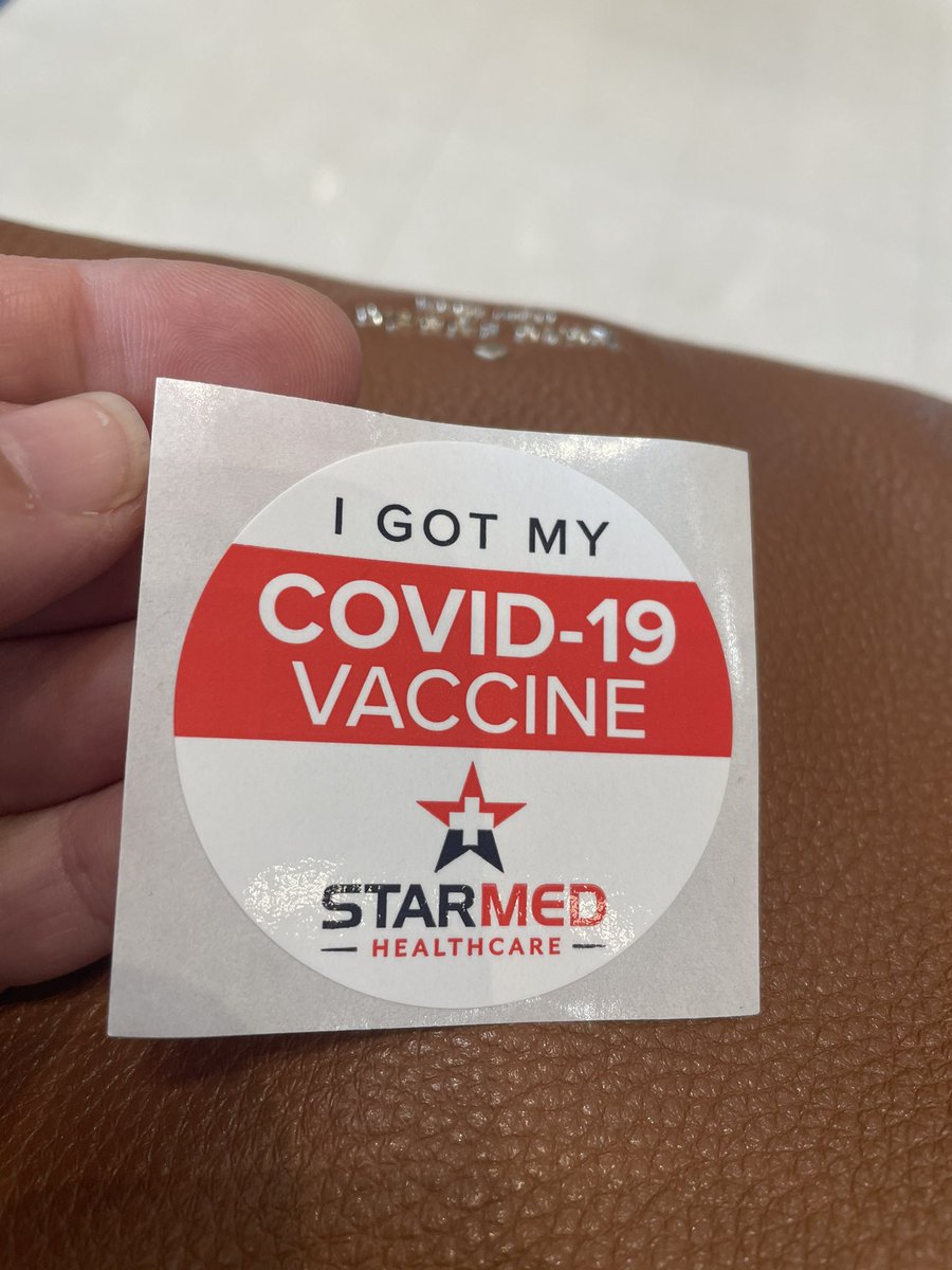BethButler2's tweet photo. @StarMedCare Well done!  Got my first one today. Staff member that administered my shot was fabulous. https://t.co/AQidwejVBA