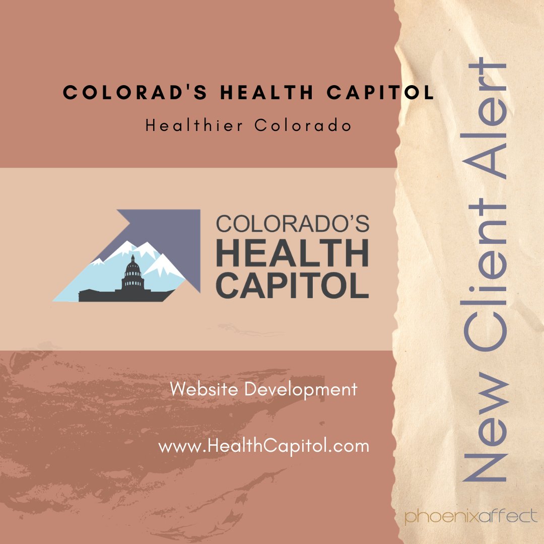 PhoenixAffect's tweet photo. New Client Alert: Colorado’s Health Capitol - home to non-profit organizations who elevate the well-being of people in our state, and serves as a beacon to attract needed attention to the critical work they perform. https://t.co/cqDubYavAb