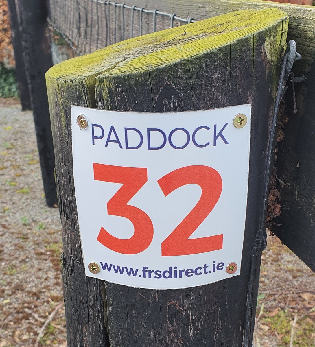 frscahirmartinb's tweet photo. Set of paddock numbers signs 1-35 available for only €95.00 inc vat from https://t.co/ZVz9YS0pOR
#farmsigns
#pasturebase
#grass21
#irelandsfarmers 
#macra
#paddocks
#teagasc https://t.co/cwVe6z4IQa