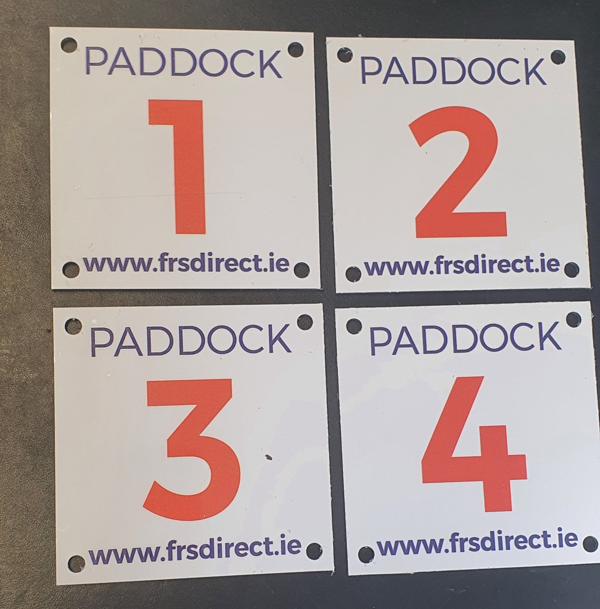 frscahirmartinb's tweet photo. Set of paddock numbers signs 1-35 available for only €95.00 inc vat from https://t.co/ZVz9YS0pOR
#farmsigns
#pasturebase
#grass21
#irelandsfarmers 
#macra
#paddocks
#teagasc https://t.co/cwVe6z4IQa