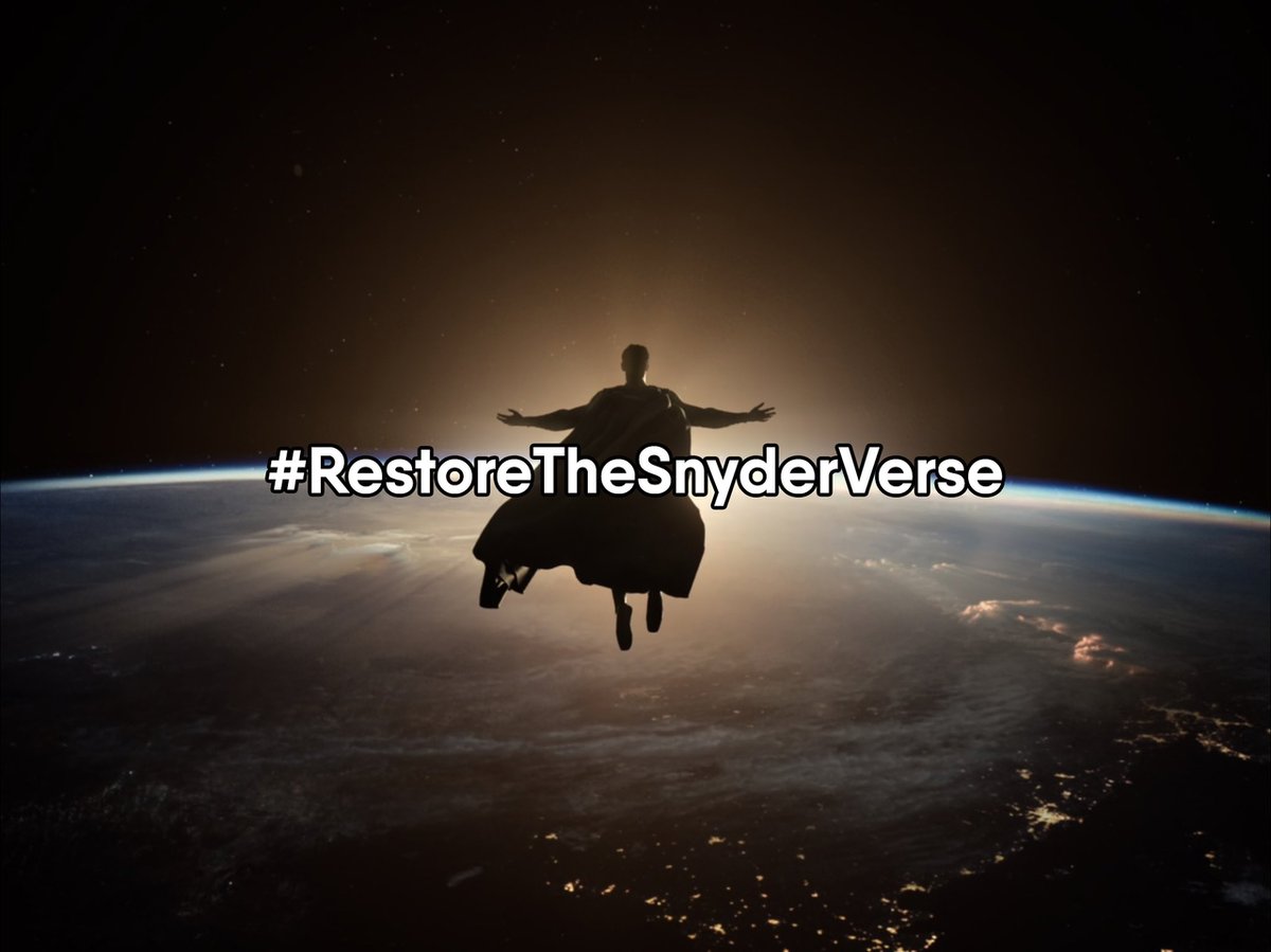 #RestoreTheSnyderVerse <a href="/ZackSnyder/">Zack Snyder</a> @wbpictures Russia!
Мы (фанаты) хотим продолжения истории Зака Снайдера!