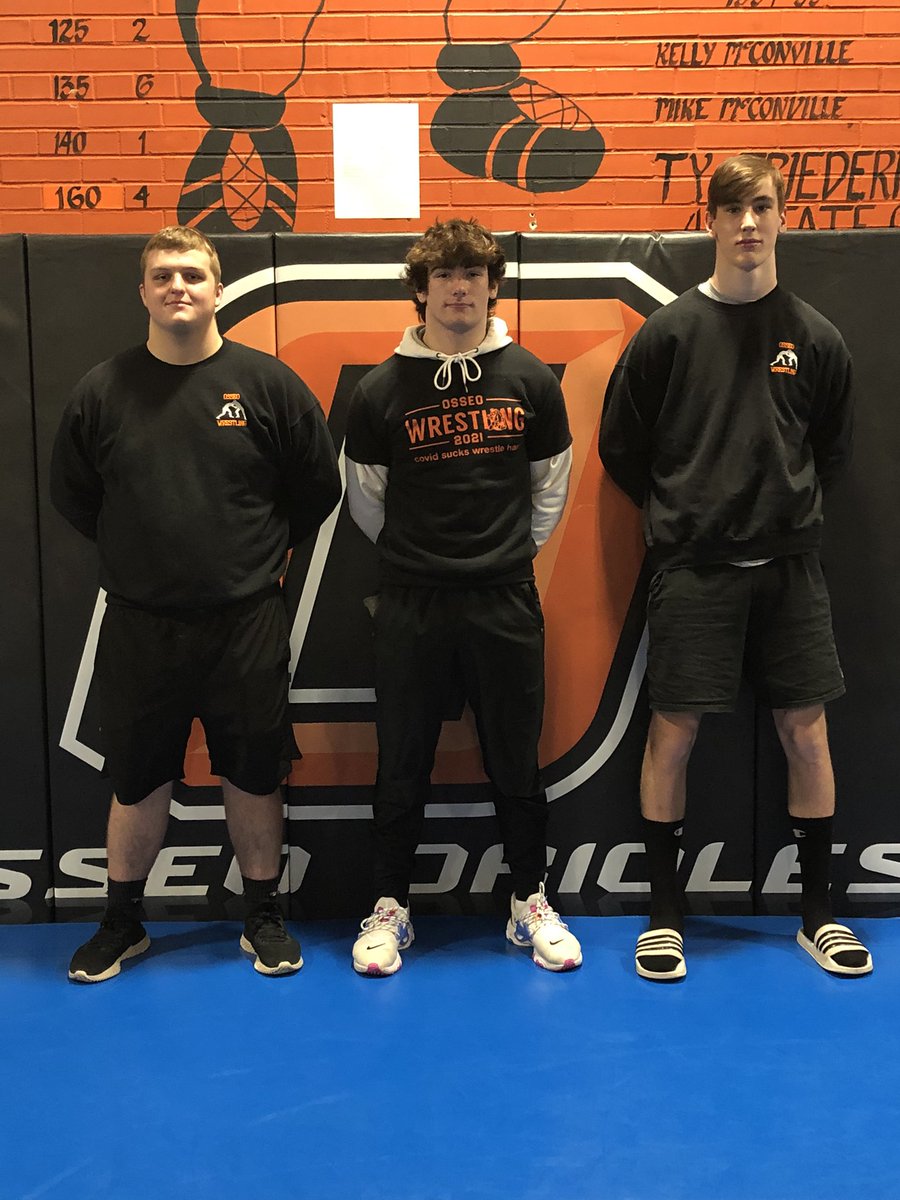 Good luck to Jagger, Jake, and Aiden at state today! #WeAreOsseo #OsseoExcellence <a href="/oshwrestling1/">Osseo Wrestling</a>