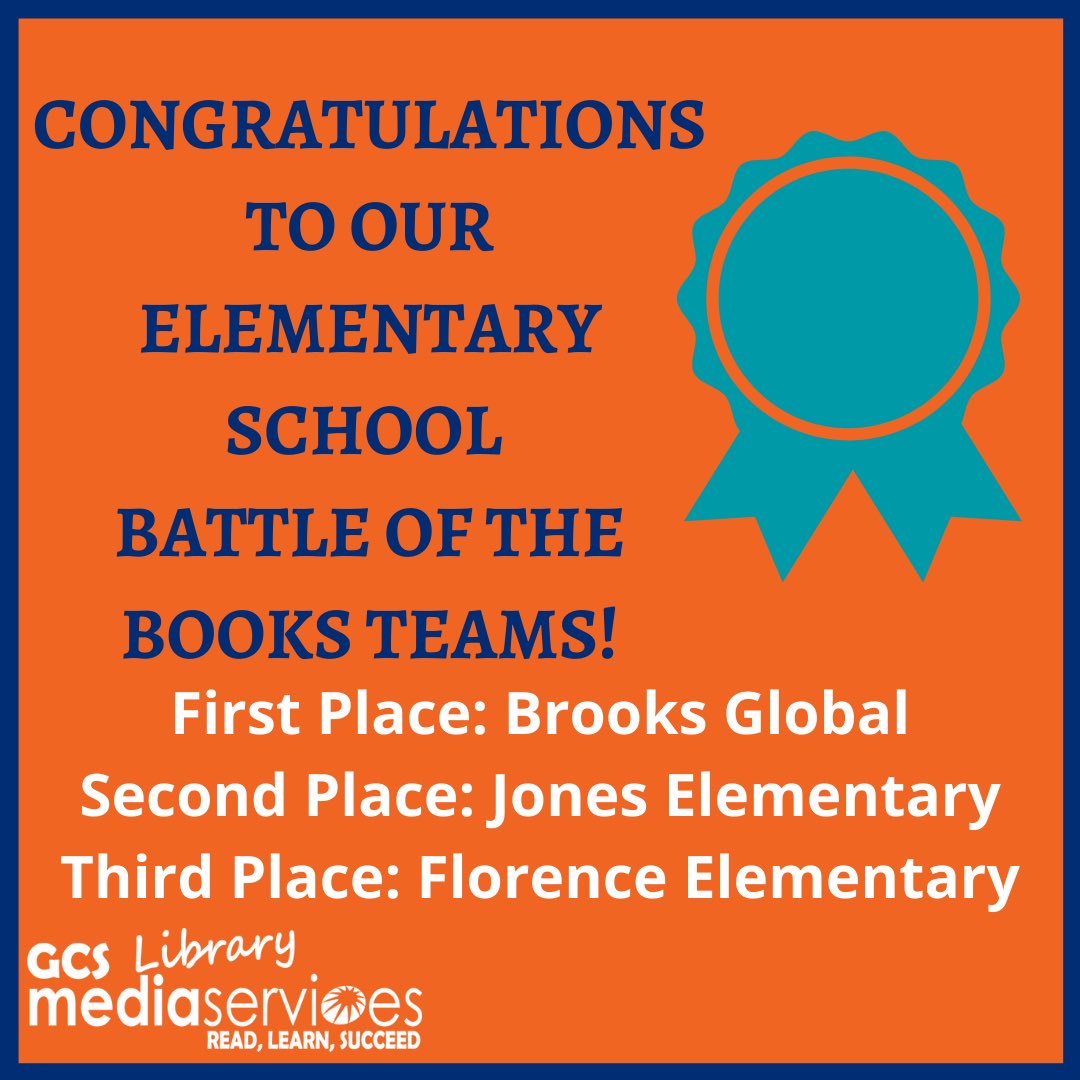 NancyCravey's tweet image. Our #GCSLibraryMedia elementary Battle of the Books teams participated virtually over three days of competition this week. It was such an impressive group of readers and we are so proud of everyone who competed! Congratulations to the winners! @strange_natalie #ncebob