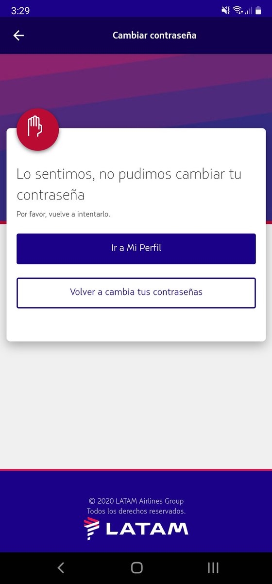 leylap_k2's tweet photo. @LATAM_CHI necesito cambiar un pasaje urgente. No puedo por la app, por contact center necesito clave y he tratado todo el día de crearla y nada! https://t.co/faSUUPKnad