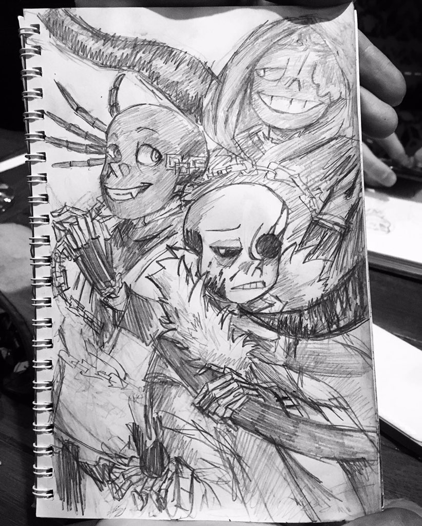 HikkaMoved's tweet photo. My little sketch and gift from my friend))

#undertale_au #undertale https://t.co/3HNDSwFsRk