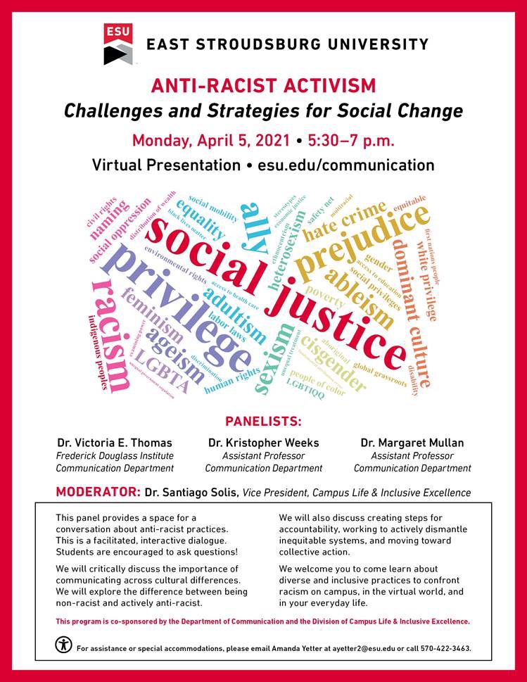 Join us for a conversation about anti-racist practices!