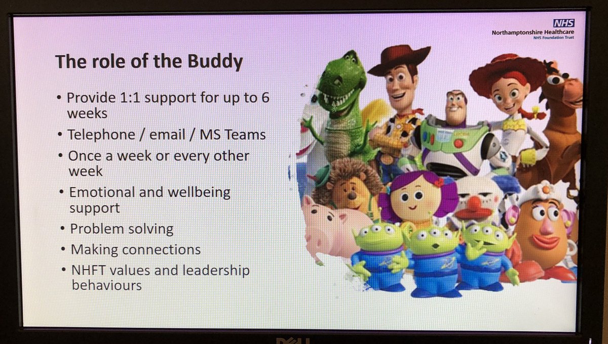 robfreund03's tweet photo. Really enjoyed telling our buddy story how we support new employees joining @NHFTNHS during today’s lunchtime leadership matters session #onboarding #buddysupport great to hear experiences from buddies and staff who have been supported by NHFTs buddies @AnneLinsell https://t.co/zeJrDCwBeX