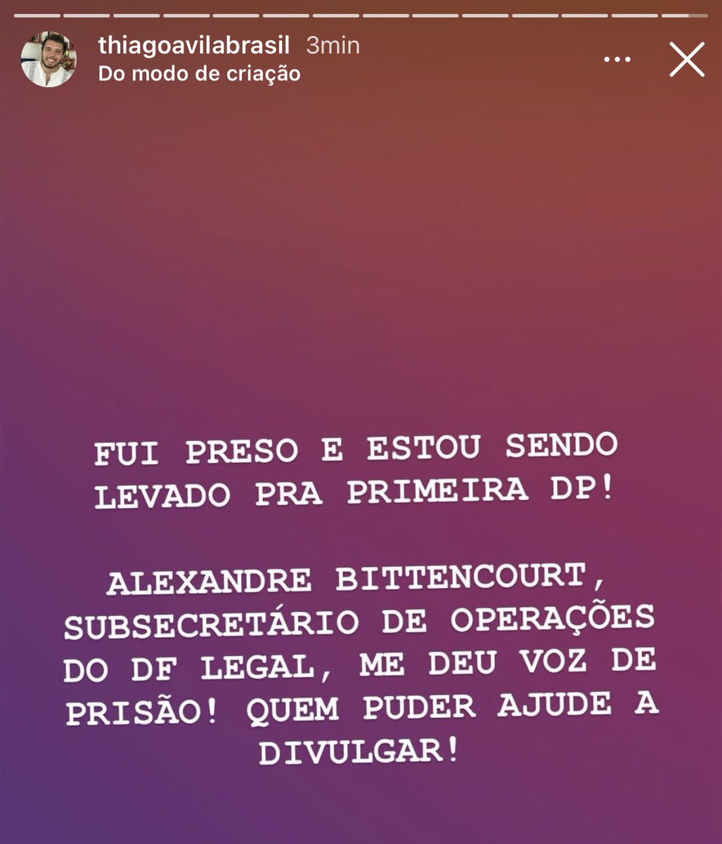 mylaura_m's tweet photo. URGENTE 

O @thiagoavilabr  está sendo@preso nesse momento do DF. Estão prendendo e perseguindo militantes! Ajudem a divulgar https://t.co/TNXv7uSig6