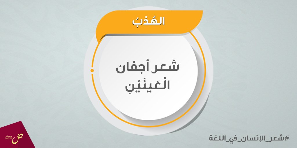alddadmag's tweet photo. وهدِب الشَّخصُ تعني طالت أطرافُ جفون عينيه.

#شعر_الإنسان_في_اللغة https://t.co/o8O4wUeFfL