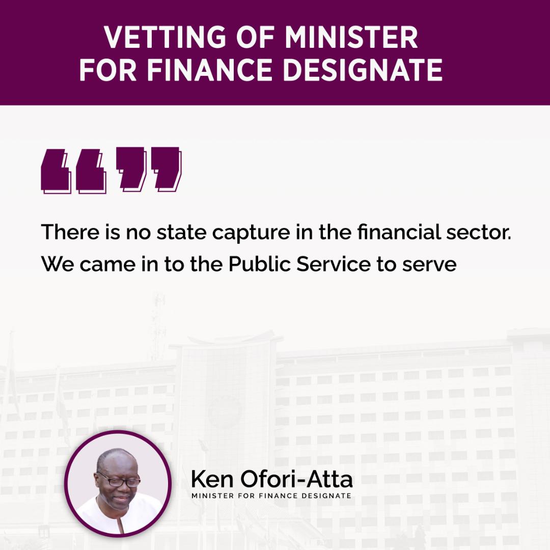 OoooKuntu's tweet photo. There is no state capture in the financial sector. We came in to the public service to serve -Ken Ofori-Atta
#KenIsBack https://t.co/6rVgijcPtA
