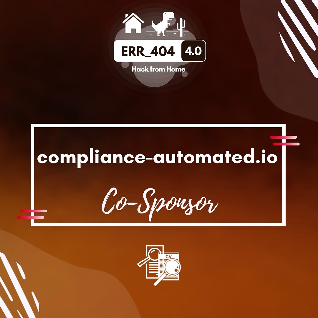 Err404Hackathon's tweet photo. Presenting our Co-Sponsor, Problem Statement Partner and Internship Partner, https://t.co/Z5FI8a4NMF.

They provide automation in the process of compliance management. Securing the products and services with a reliable GRC framework is the primary goal of the company. https://t.co/0j5x0gO9Kc