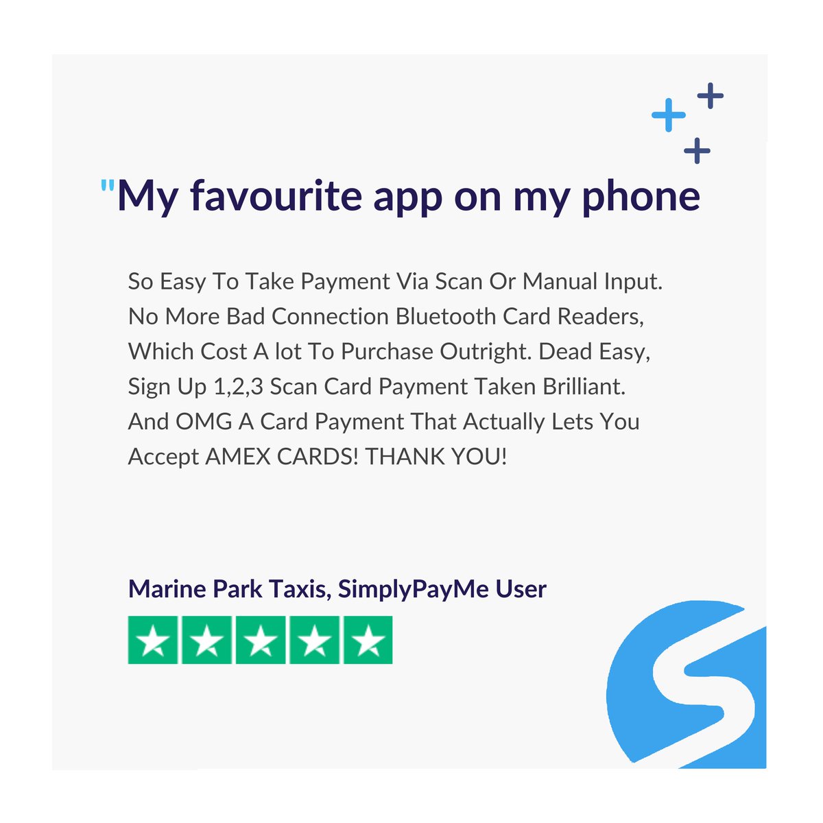 'My favourite app on my phone...' - Steven from Marine Park Taxis isn't the only entrepreneur using us for a better, faster and efficient service.

Join the many others that have chosen us as their payment provider. We stand with our local SME's and entrepreneurs! 

Sign up now!