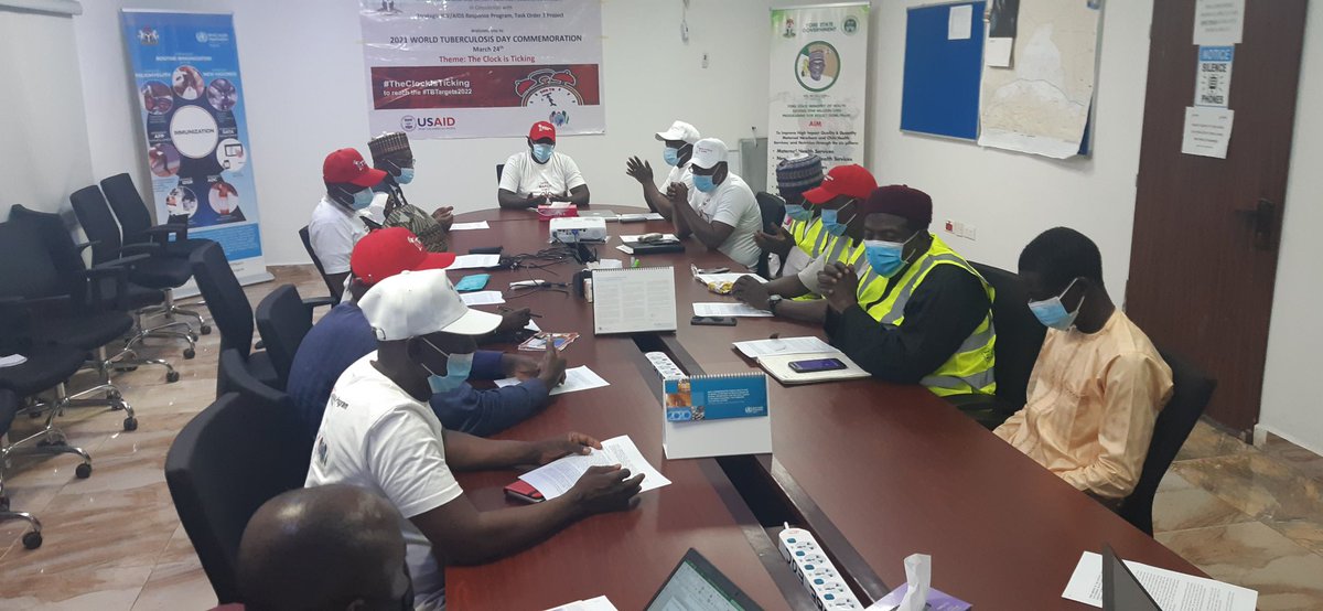 YSPHCMB's tweet photo. Yobe Commemorates 2021 World Tuberculosis Day. 

Themed: The Clock is Ticking. https://t.co/Htu8DZhzwa